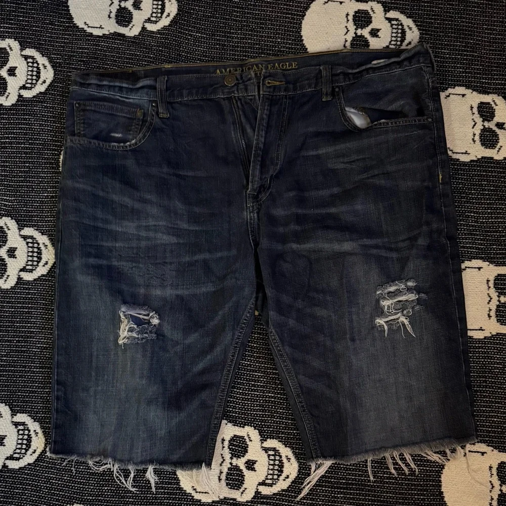 American Eagle Distressed Denim “Jorts” 42. Made to Last